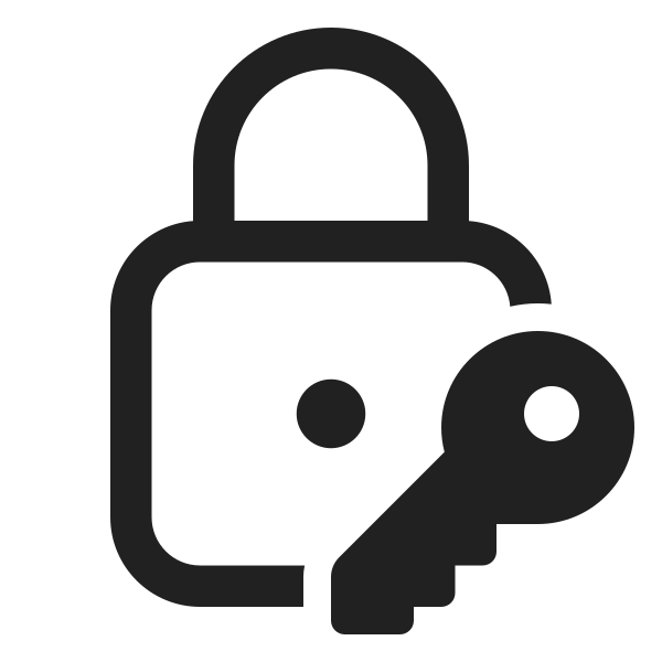 Ic Fluent Lock Closed Key 24 Regular