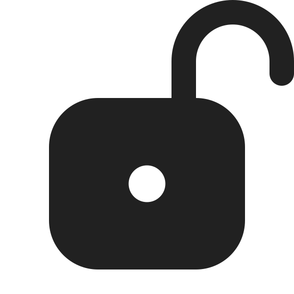 Ic Fluent Lock Open 12 Filled