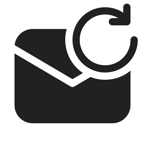 Ic Fluent Mail Arrow Clockwise 20 Filled