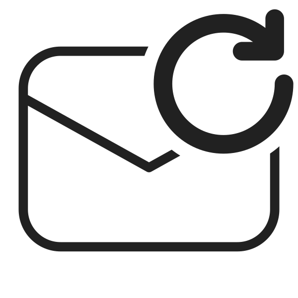 Ic Fluent Mail Arrow Clockwise 32 Light