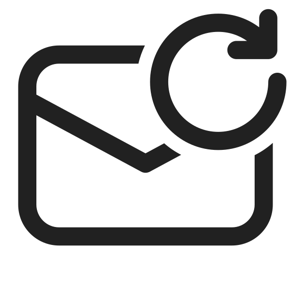 Ic Fluent Mail Arrow Clockwise 32 Regular
