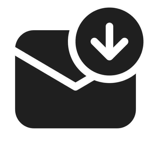 Ic Fluent Mail Arrow Down 20 Filled