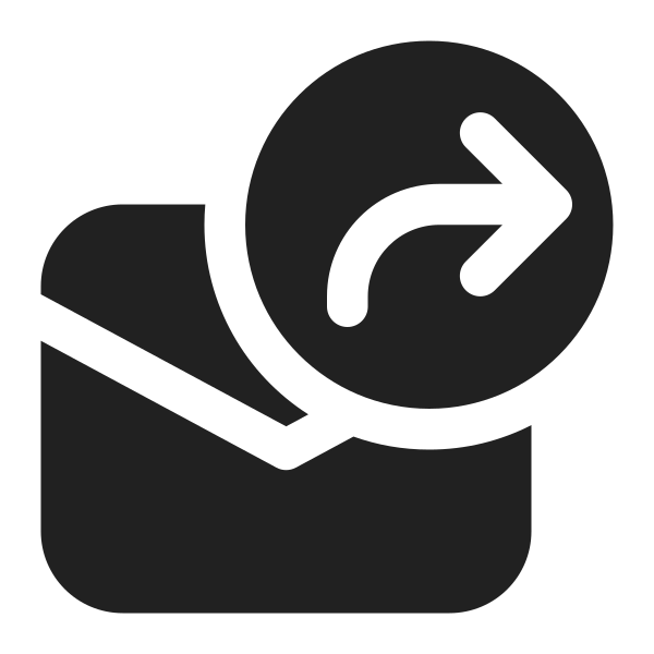 Ic Fluent Mail Arrow Forward 16 Filled