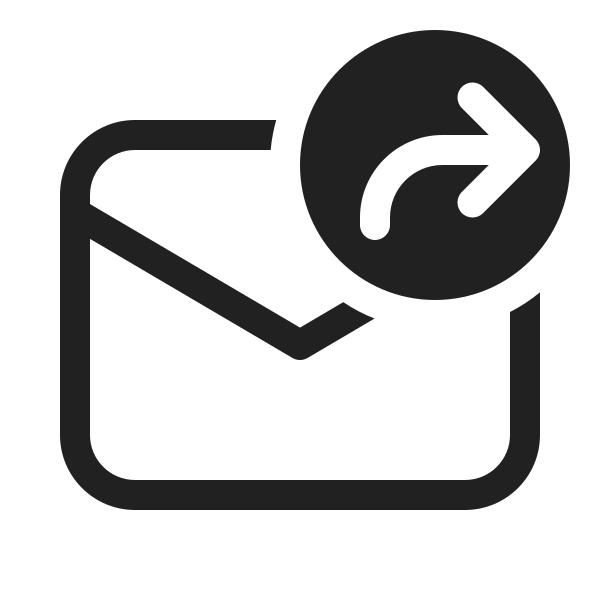 Ic Fluent Mail Arrow Forward 20 Regular