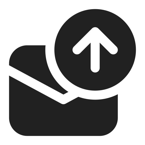 Ic Fluent Mail Arrow Up 16 Filled