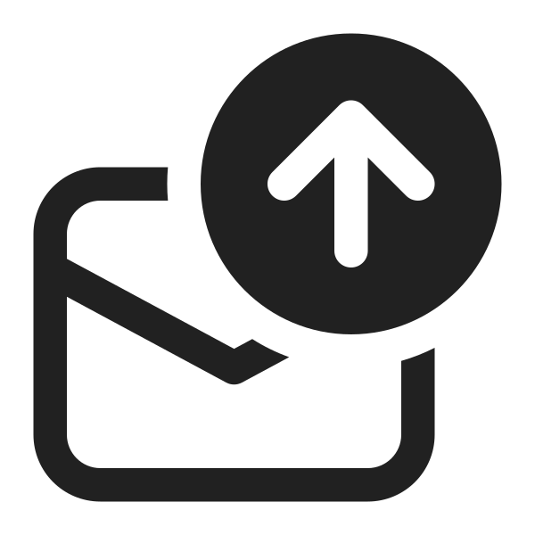 Ic Fluent Mail Arrow Up 16 Regular