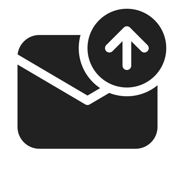 Ic Fluent Mail Arrow Up 20 Filled