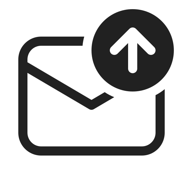 Ic Fluent Mail Arrow Up 20 Regular