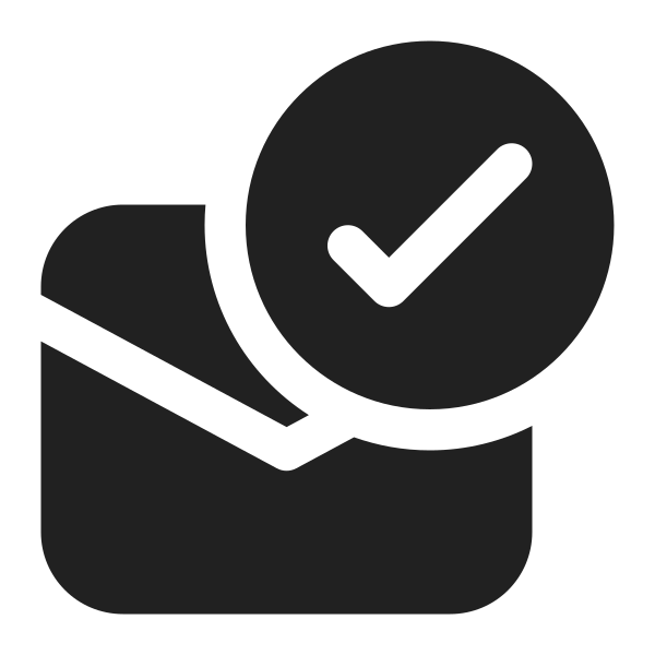 Ic Fluent Mail Checkmark 16 Filled