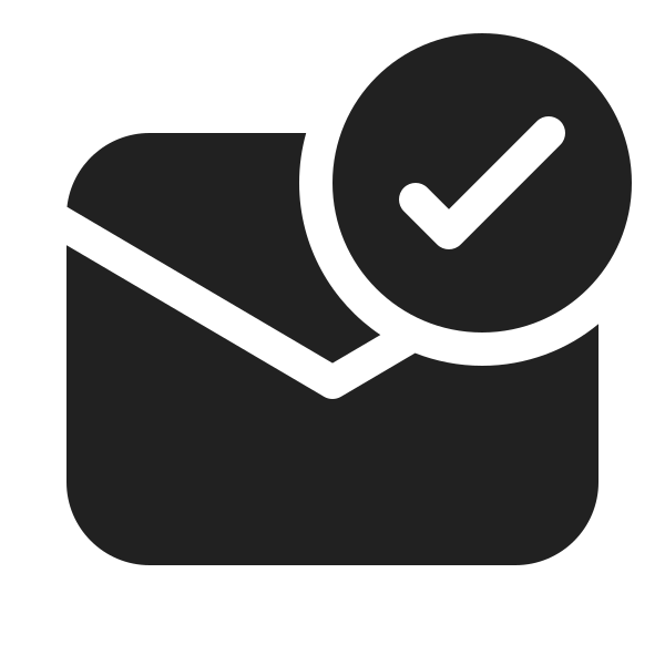 Ic Fluent Mail Checkmark 20 Filled