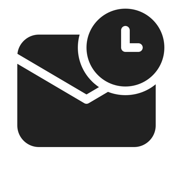 Ic Fluent Mail Clock 20 Filled