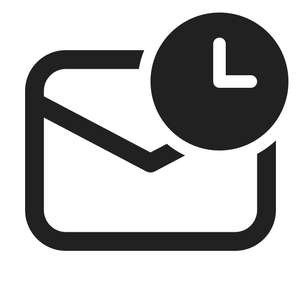 Ic Fluent Mail Clock 24 Regular