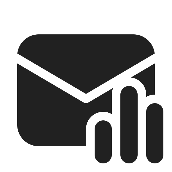 Ic Fluent Mail Data Bar 20 Filled