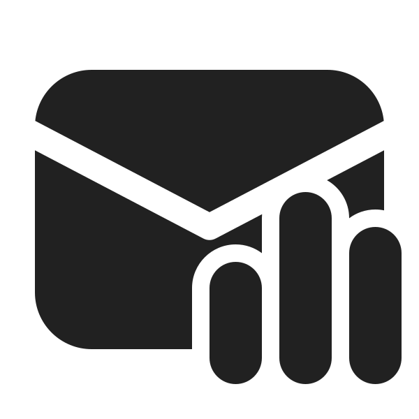 Ic Fluent Mail Data Bar 24 Filled