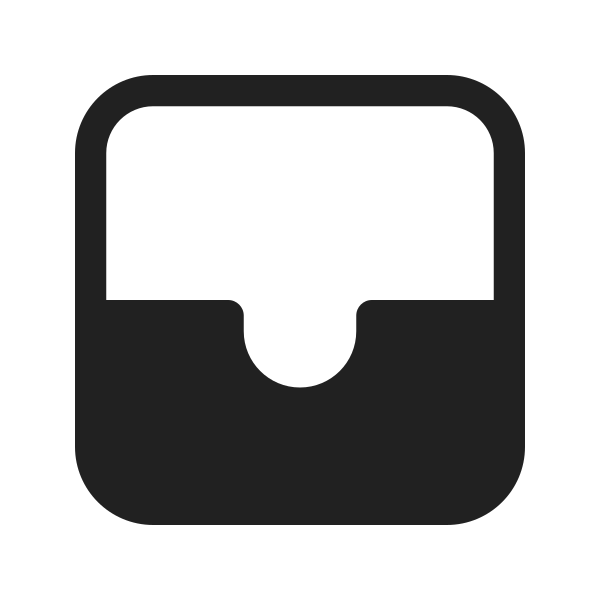 Ic Fluent Mail Inbox 48 Filled