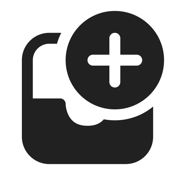Ic Fluent Mail Inbox Add 16 Filled