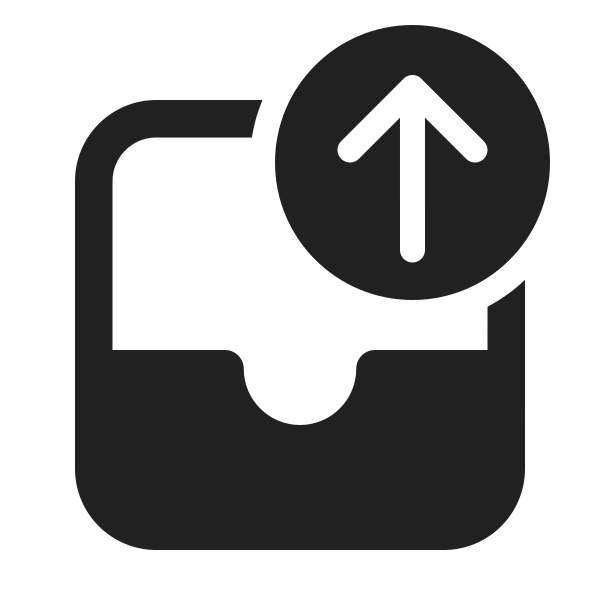 Ic Fluent Mail Inbox Arrow Up 24 Filled