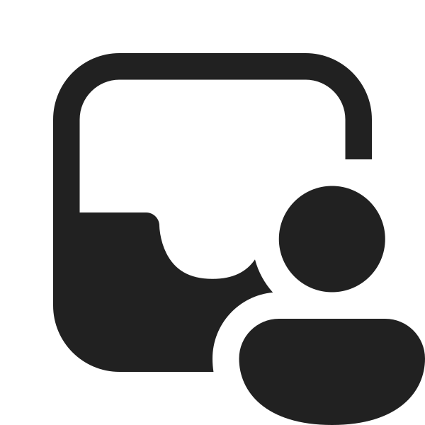 Ic Fluent Mail Inbox Person 16 Filled