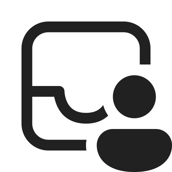 Ic Fluent Mail Inbox Person 16 Regular