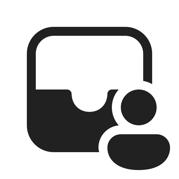 Ic Fluent Mail Inbox Person 20 Filled
