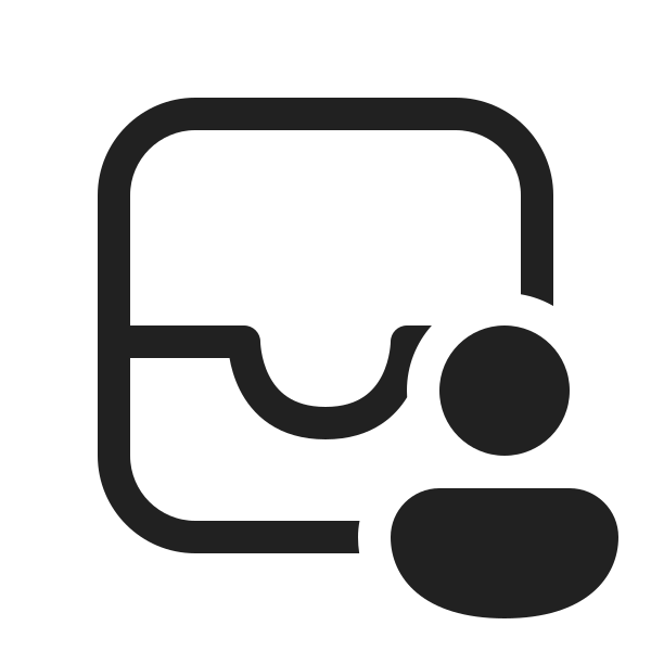 Ic Fluent Mail Inbox Person 20 Regular