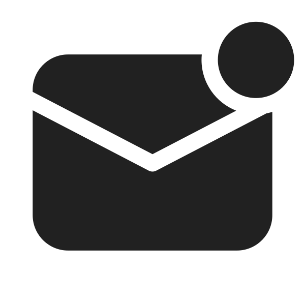 Ic Fluent Mail Unread 28 Filled