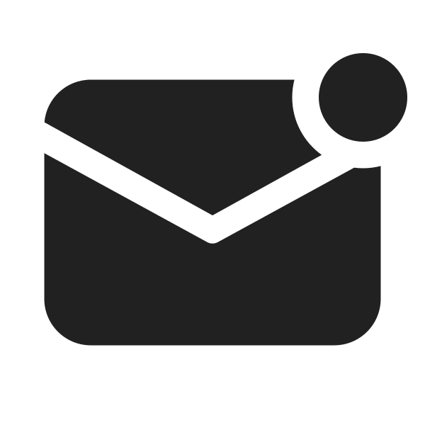 Ic Fluent Mail Unread 48 Filled
