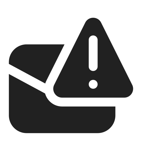 Ic Fluent Mail Warning 16 Filled