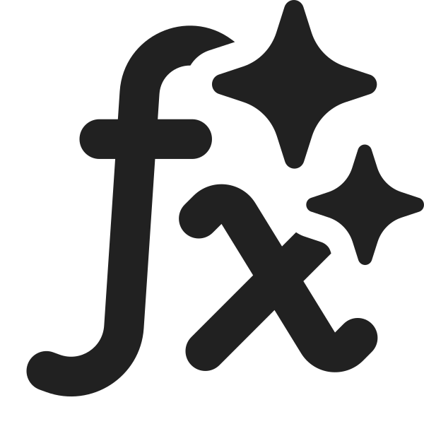 Ic Fluent Math Formula Sparkle 16 Filled