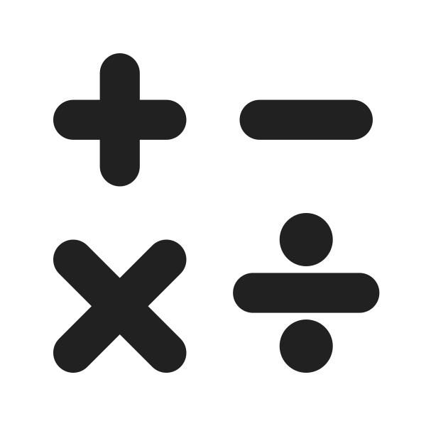 Ic Fluent Math Symbols 16 Filled