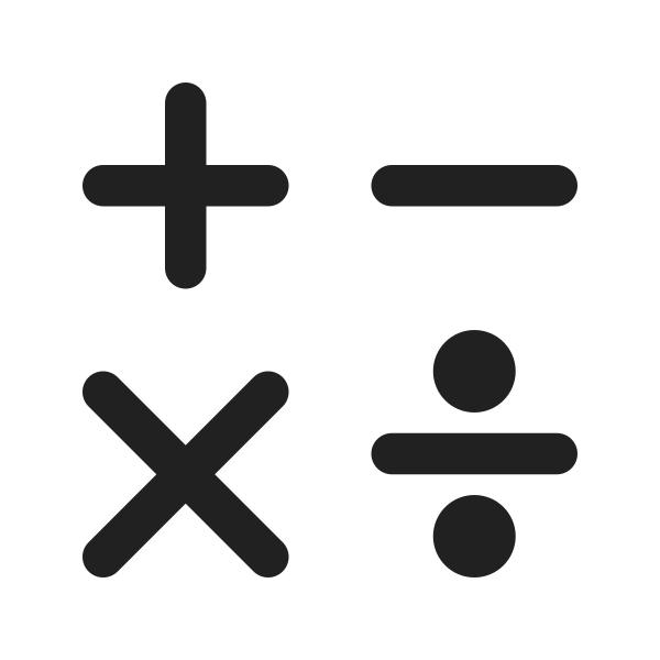 Ic Fluent Math Symbols 16 Regular