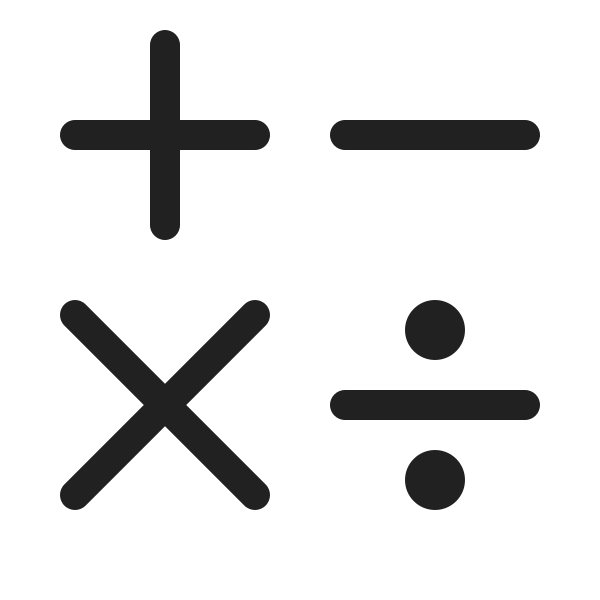 Ic Fluent Math Symbols 20 Regular