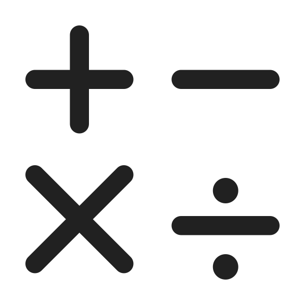 Ic Fluent Math Symbols 24 Regular