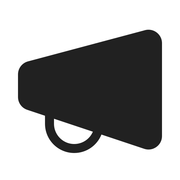 Ic Fluent Megaphone 20 Filled