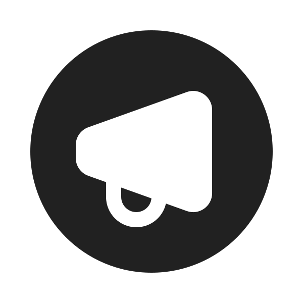 Ic Fluent Megaphone Circle 20 Filled