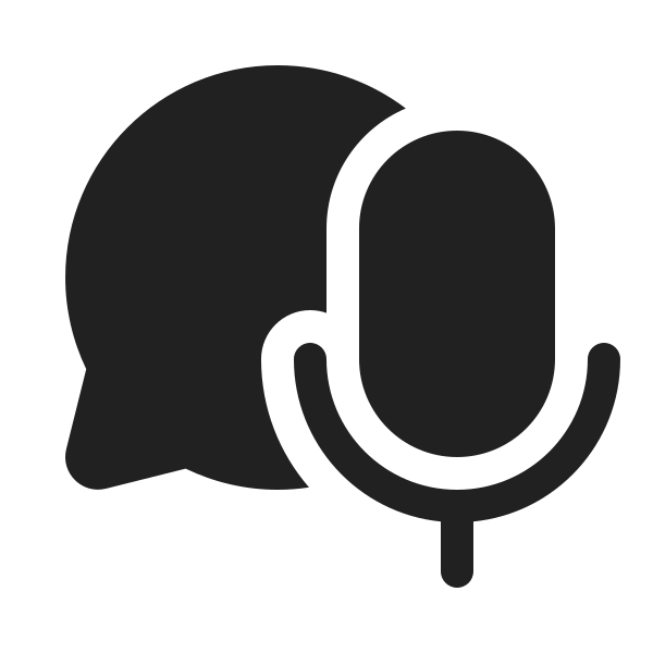Ic Fluent Microphone Chat 20 Filled