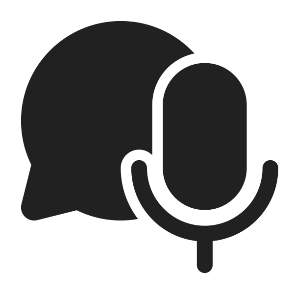 Ic Fluent Microphone Chat 28 Filled