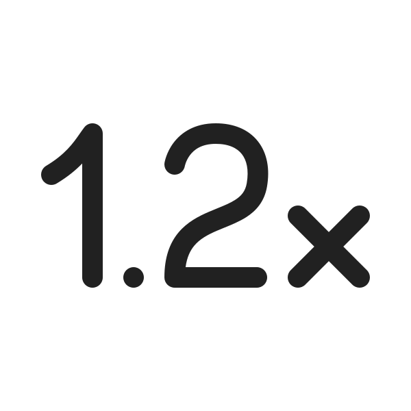 Ic Fluent Multiplier 1 2x 20 Regular