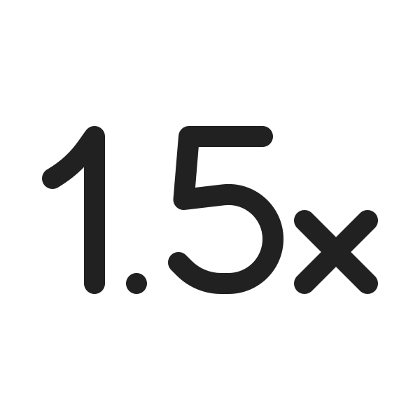 Ic Fluent Multiplier 1 5x 20 Regular