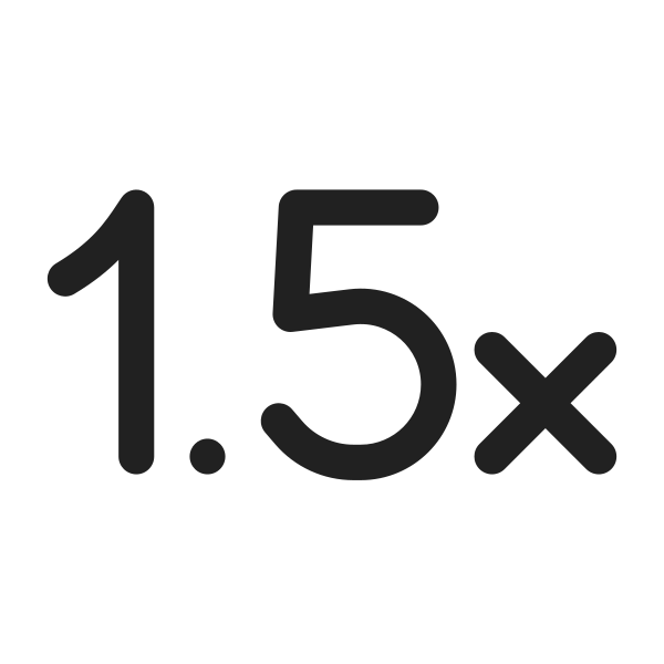 Ic Fluent Multiplier 1 5x 28 Regular