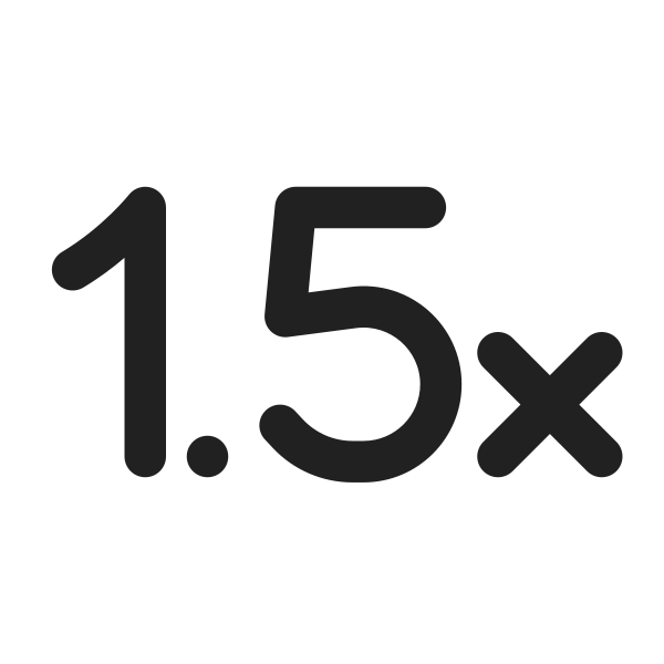 Ic Fluent Multiplier 1 5x 32 Regular
