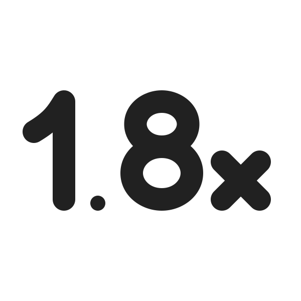 Ic Fluent Multiplier 1 8x 20 Filled