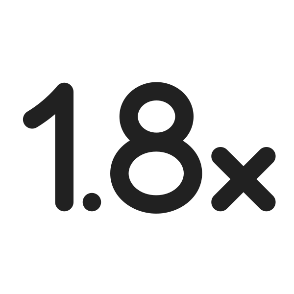 Ic Fluent Multiplier 1 8x 32 Regular
