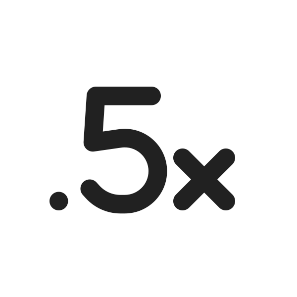 Ic Fluent Multiplier 5x 24 Regular
