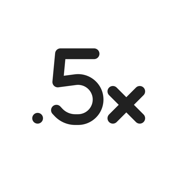 Ic Fluent Multiplier 5x 32 Regular