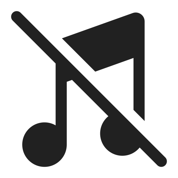 Ic Fluent Music Note Off 2 16 Filled
