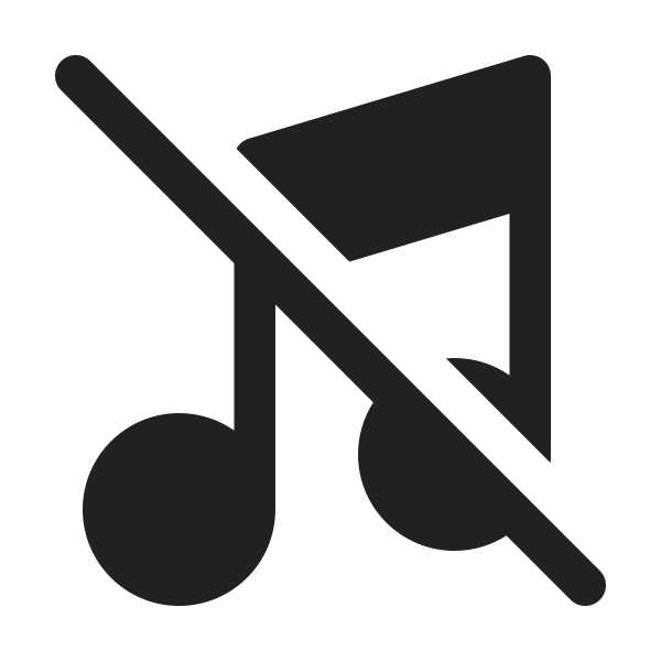 Ic Fluent Music Note Off 2 24 Filled