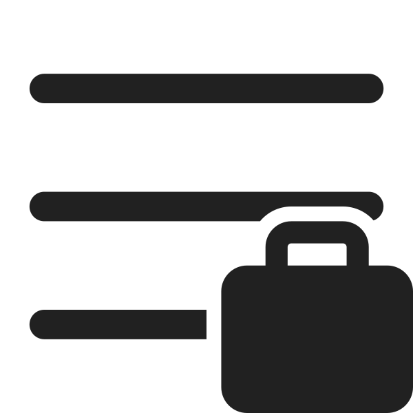 Ic Fluent Navigation Briefcase 28 Filled
