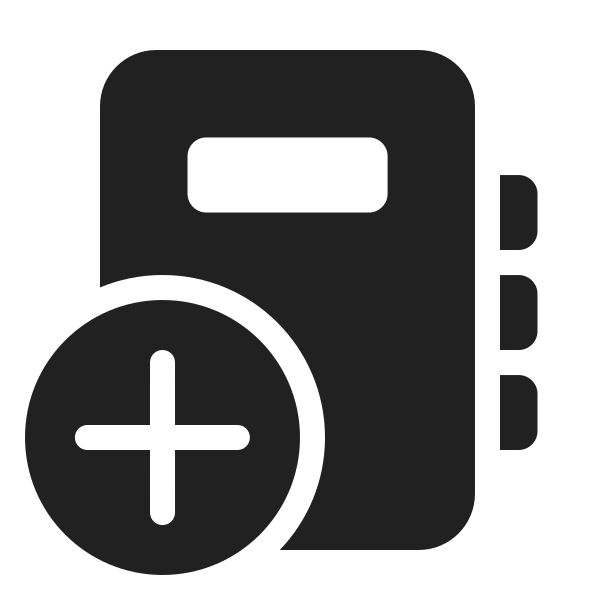 Ic Fluent Notebook Add 24 Filled