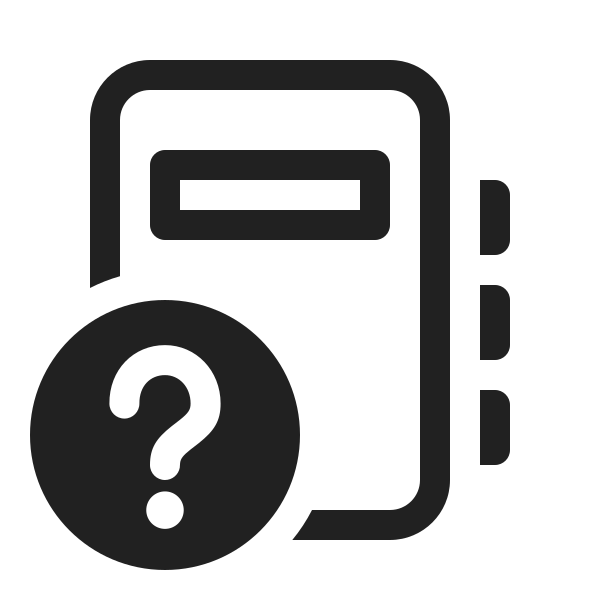 Ic Fluent Notebook Question Mark 20 Regular